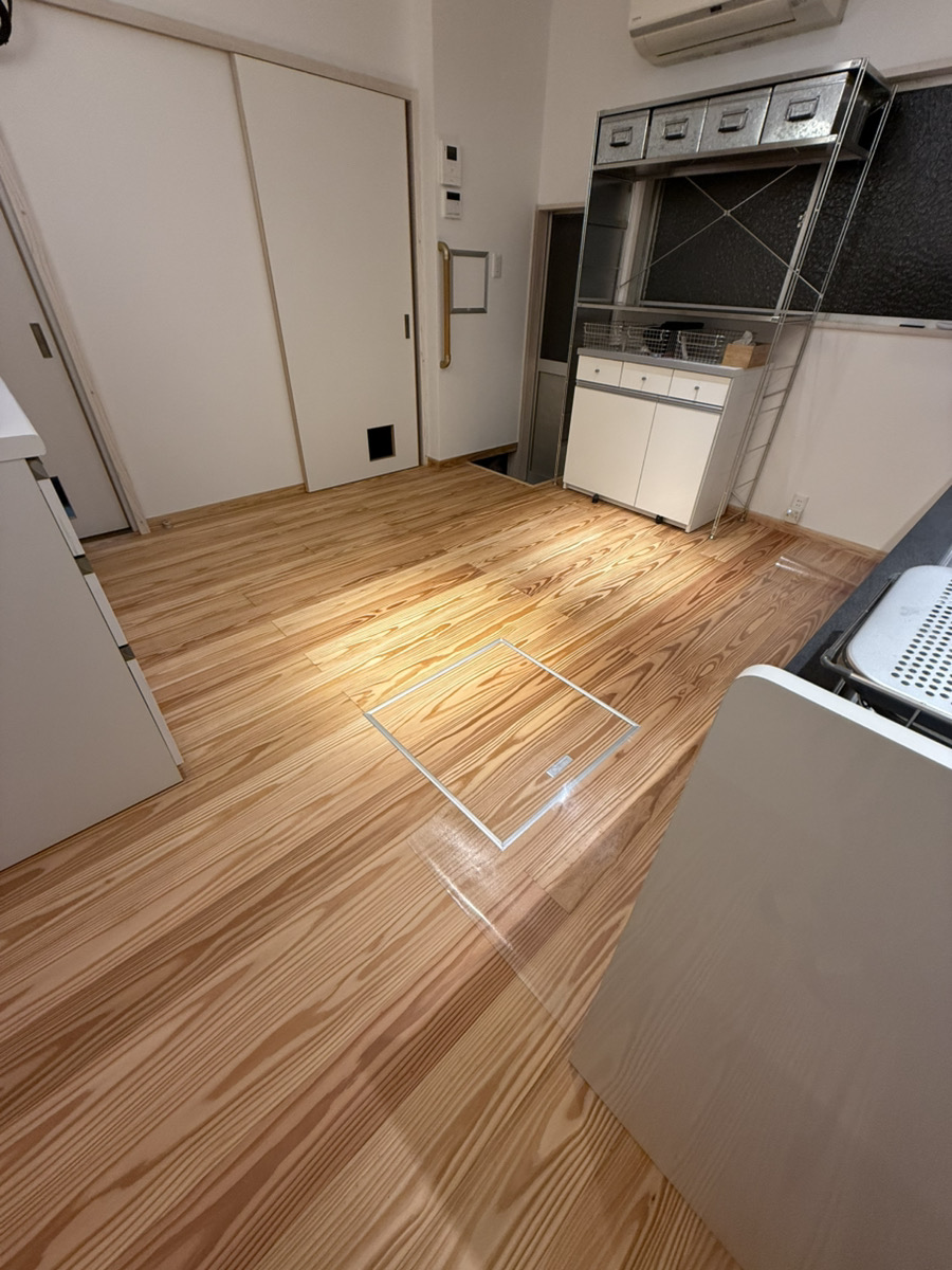 杉赤身うづくり床板